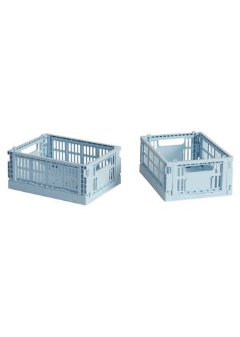 HAY - Kasser - Hay Colour Crate Mini - Soft Blue