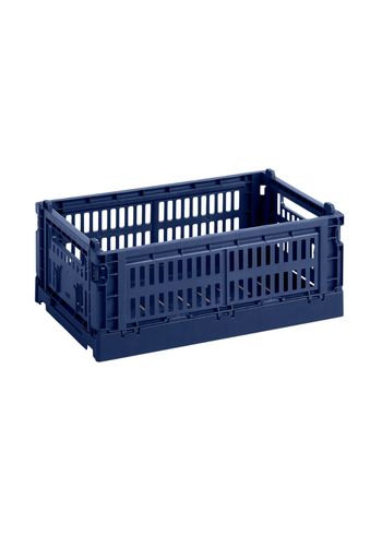 HAY - Lådor - Hay Colour Crate Small - Dark Blue