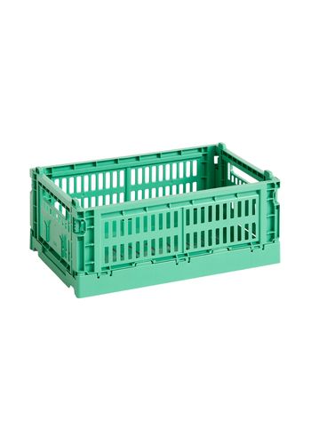 HAY - Lådor - Hay Colour Crate Small - Dark Mint