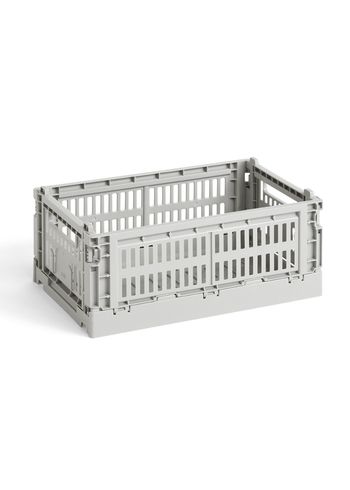 HAY - Lådor - Hay Colour Crate Small - Light Grey