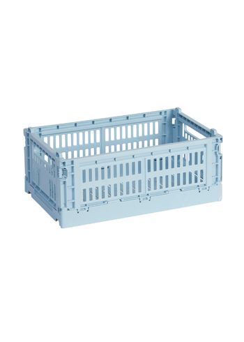 HAY - Lådor - Hay Colour Crate Small - Soft blue