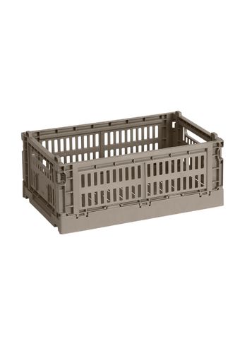 HAY - Lådor - Hay Colour Crate Small - Warm grey