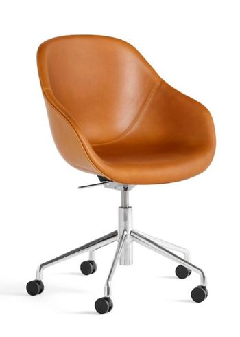HAY - Office Chair - AAC 155 - Full Upholstery | New Edition - Sense Cognac