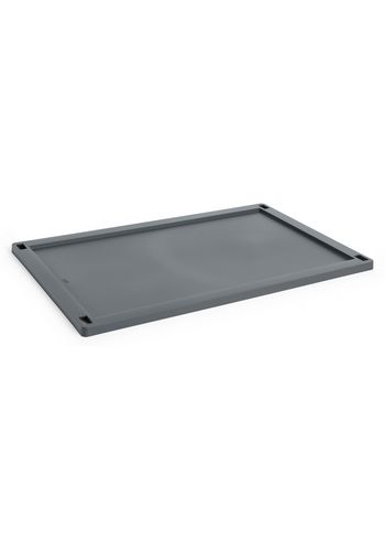 HAY - Lid - Hay Colour Crate Lid Plastic Large - Charcoal