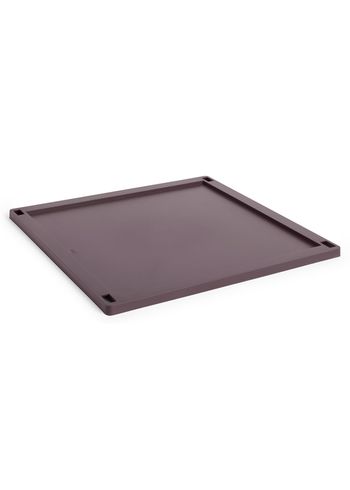 HAY - Lid - Hay Colour Crate Lid Plastic Large Square - Bordeaux