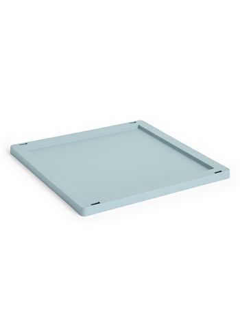 HAY - Lid - Hay Colour Crate Lid Plastic Medium Square / Cube - Dusty blue