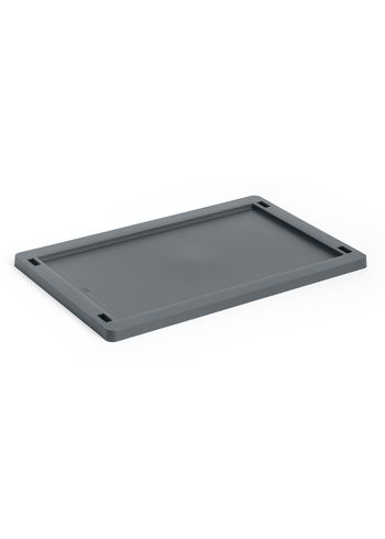 HAY - Lid - Hay Colour Crate Lid Plastic Small - Charcoal