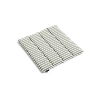 HAY - Kissen - Terrazza Seat Cushion - 40 x 40 - Grey bold stripe