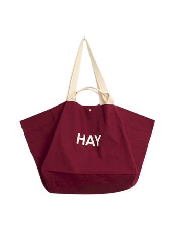 HAY - Shopper - Weekend Bag (organic) - Large - Burgundy
