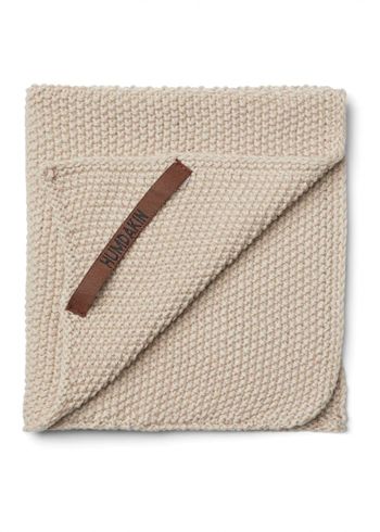 Humdakin - Karklude - Strikket karklud - Light stone