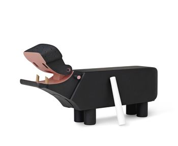Kay Bojesen - Figura - Hippo - Hippo Black