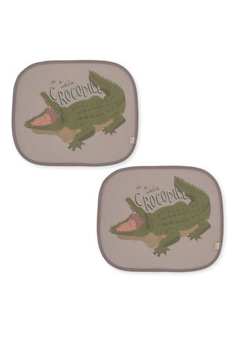 Konges Sløjd - Kinder - 2 Pack Car Sunshade - OXFORD TAN