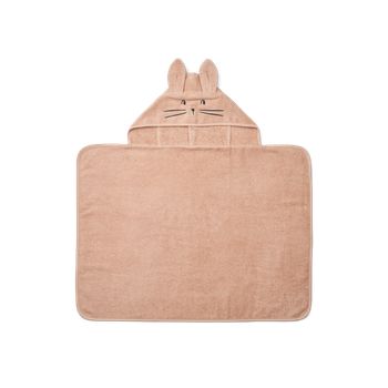 LIEWOOD - Toalla para niños - Vilas Rabbit Baby Hooded Towel - 9470 Pale Tuscany