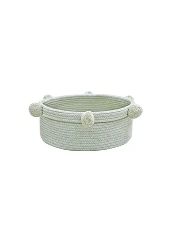 Lorena Canals - Korb - Basket Tray - Olive + Blue sage