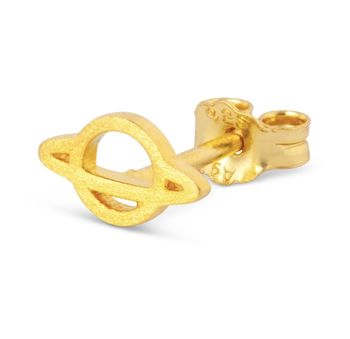 LULU Copenhagen - Earring - Saturn Earring - Gold