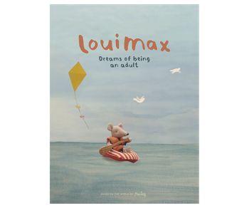 Maileg - Detské dekorácie na stenu - Poster LouiMax - Rubber boat