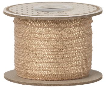 Maileg - Gift Ribbon - Ribbon 25 M - Vintage Rosa / Gold