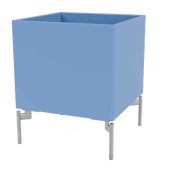 Montana - Storage boxes - Colour Box I – S6161 - With Chrome Legs - Azure