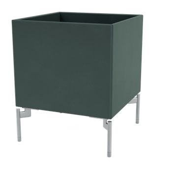 Montana - Storage boxes - Colour Box I – S6161 - With Chrome Legs - BlackJade
