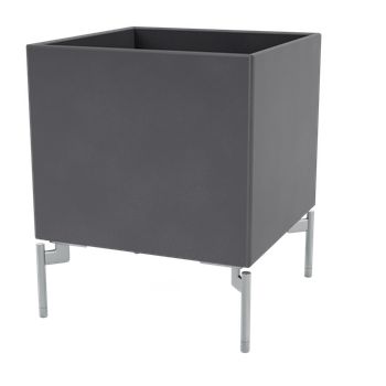 Montana - Storage boxes - Colour Box I – S6161 - With Chrome Legs - Coal
