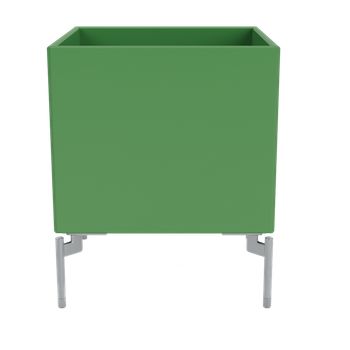 Montana - Storage boxes - Colour Box I – S6161 - With Chrome Legs - Parsley