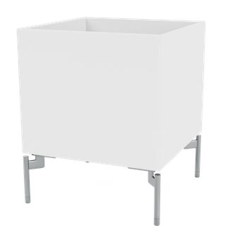 Montana - Storage boxes - Colour Box I – S6161 - With Chrome Legs - Snow
