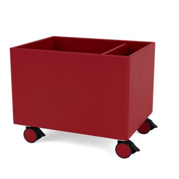 Montana - Storage boxes - Colour Box II – S4162 - Med hjul - Beetroot