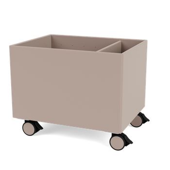 Montana - Storage boxes - Colour Box II – S4162 - Med hjul - Mushroom