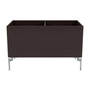 Montana - Storage boxes - Colour Box III – S4162 - With Chrome Legs - Balsamic