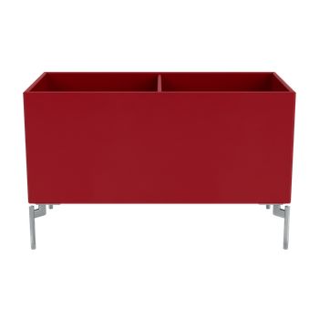 Montana - Storage boxes - Colour Box III – S4162 - With Chrome Legs - Beetroot