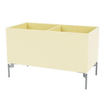 Montana - Storage boxes - Colour Box III – S4162 - With Chrome Legs - Camomile