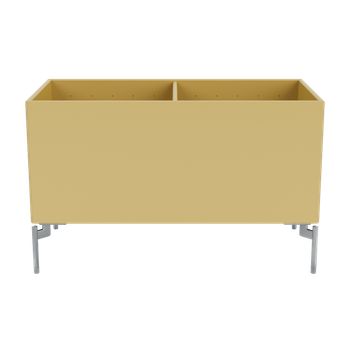 Montana - Storage boxes - Colour Box III – S4162 - With Chrome Legs - Cumin