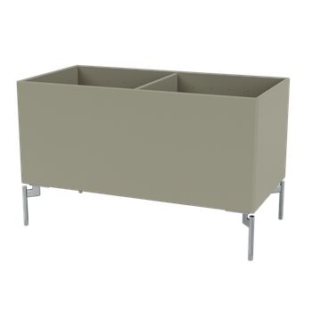 Montana - Storage boxes - Colour Box III – S4162 - With Chrome Legs - Fennel