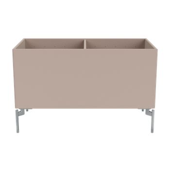Montana - Storage boxes - Colour Box III – S4162 - With Chrome Legs - Mushroom