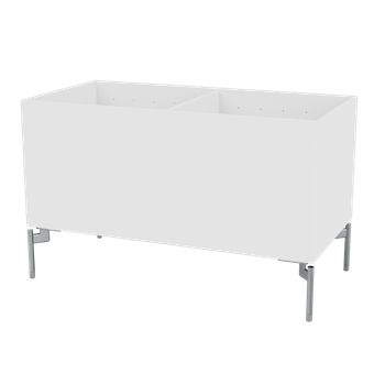 Montana - Storage boxes - Colour Box III – S4162 - With Chrome Legs - NewWhite