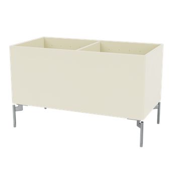 Montana - Storage boxes - Colour Box III – S4162 - With Chrome Legs - Vanilla