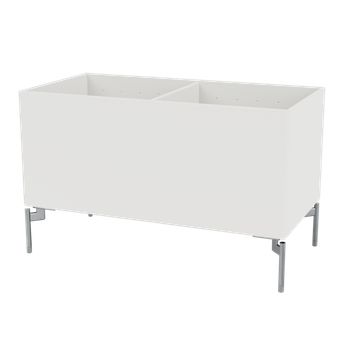 Montana - Storage boxes - Colour Box III – S4162 - With Chrome Legs - White