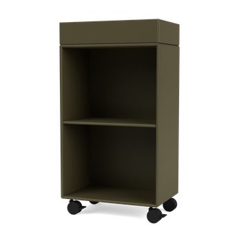 Montana - Trolley Table - PREPPY - on wheels - Oregano