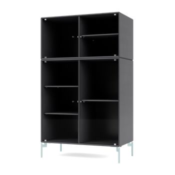 Montana - Vitrina - Ripple Cabinet III - With Flint Legs - Coal