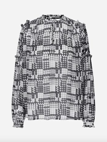 MUNTHE - Blouse - Lazulis - Grey