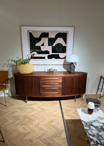 Naver Collection - Sideboard - Oval sideboard / AK1300 by Nissen & Gehl - Oiled walnut - Showroom Model