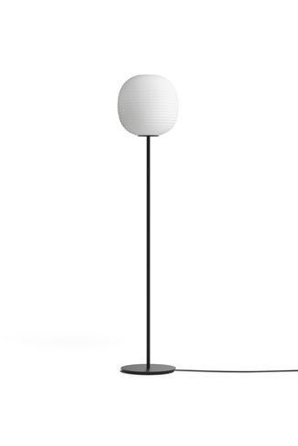 New Works - Vloerlamp - Lantern Floor Lamp of Anderssen and Voll - Mat White / Black Frame Medium
