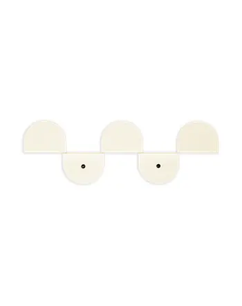 Nobodinoz - Cortinas de cama para crianças - Vibes Wall Coat Rack 37x12x4 - Ivory