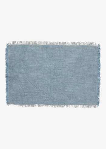 Nordal - Tischset - ATRIA dækkeserviet med frynser - Light Blue