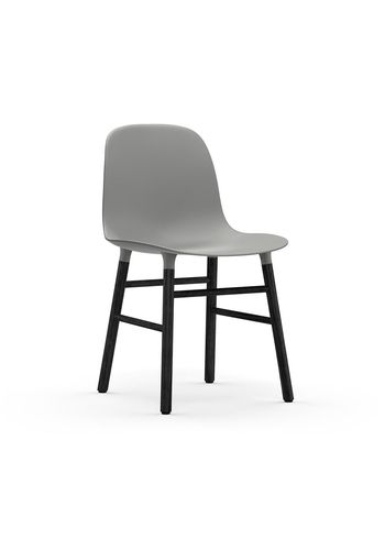 Normann Copenhagen - Eetkamerstoel - Form Chair Wood - Grey/Black