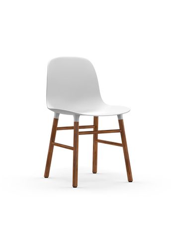 Normann Copenhagen - Jídelní židle - Form Chair Wood - White/Walnut