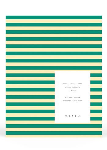 NOTEM - Carnet de notes - ALVA Annual Journal 2026 - Green & Yellow