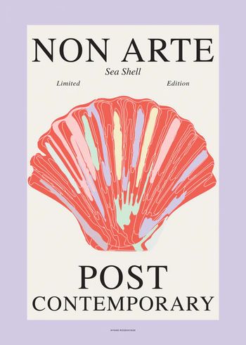 Nynne Rosenvinge - Poster - Non Arte Poster - Sea Shell Red