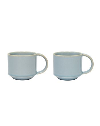 OYOY MINI - Dětský pohár - Yuka Cup - Set of 2 - Ice Blue