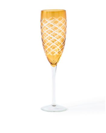 Polspotten - Bicchiere da champagne - Cuttings Champagne Glass - Yellow